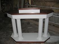 colonial round column pulpit
